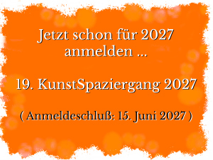 Liebe Kunstschaffende aufgepasst: